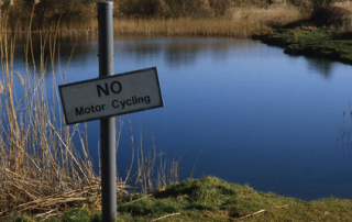 'No Motor Cycling' Image